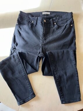Madewell Black High-Rise Skinny Jeans